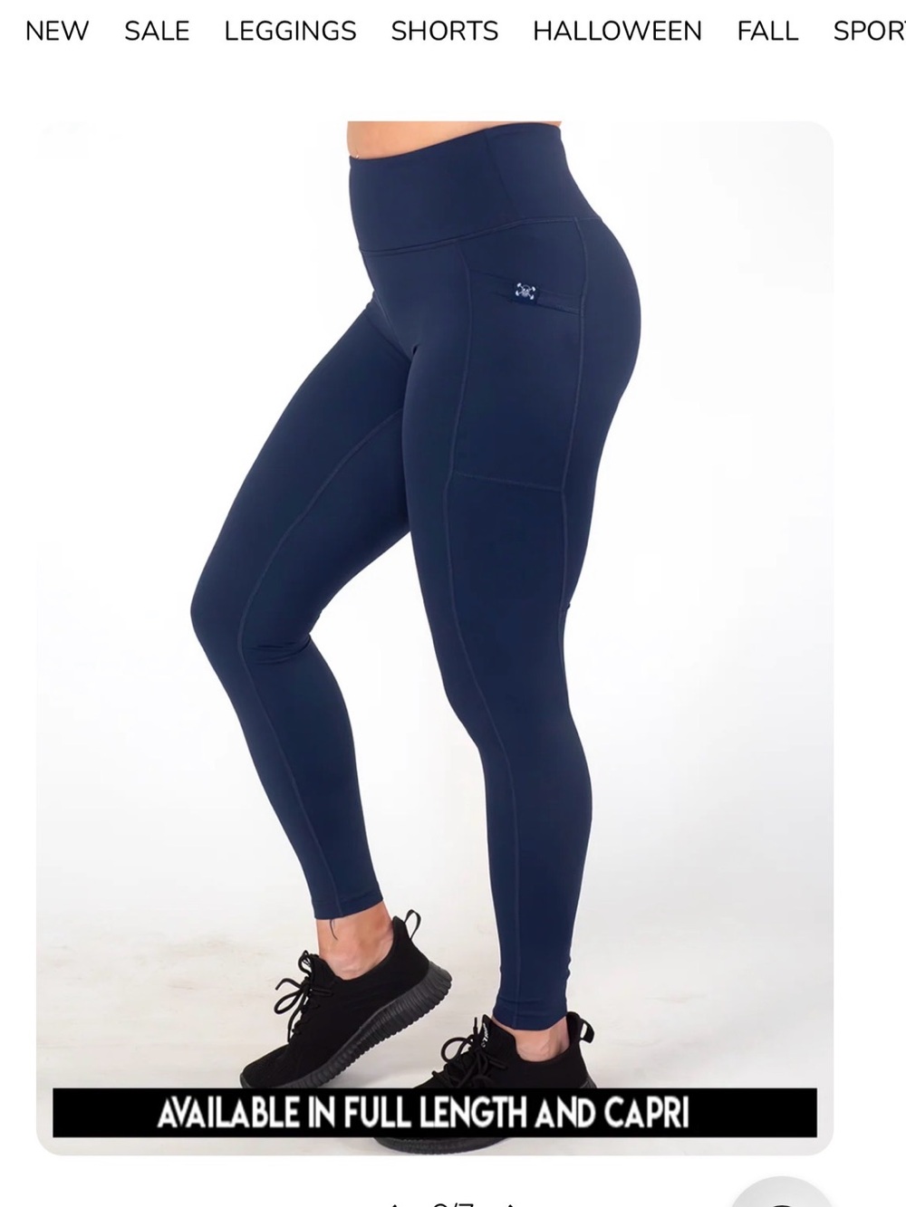 Constantly Varied Gear Navy High-Waist Pocket Leggings